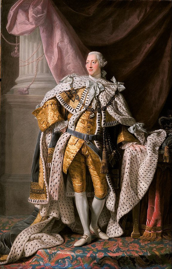 576px Allan Ramsay King George III in coronation robes Google Art Project